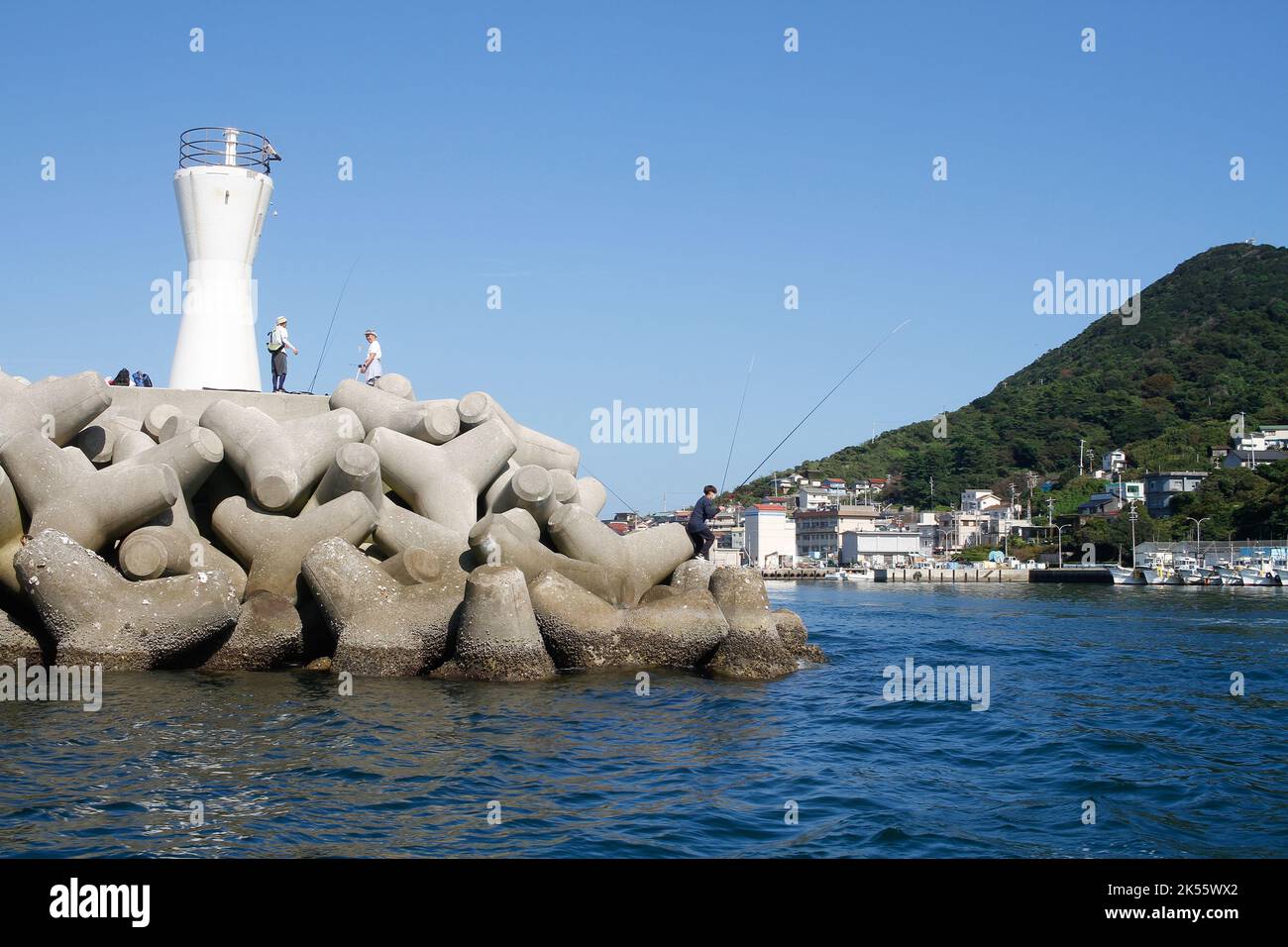 Irago, Aichi, Japon, 2022/24/09 - Kami-shima est une île habitée située dans la baie d'ISE, au large de la côte est du centre de Honshu, au Japon. Il est administré Banque D'Images