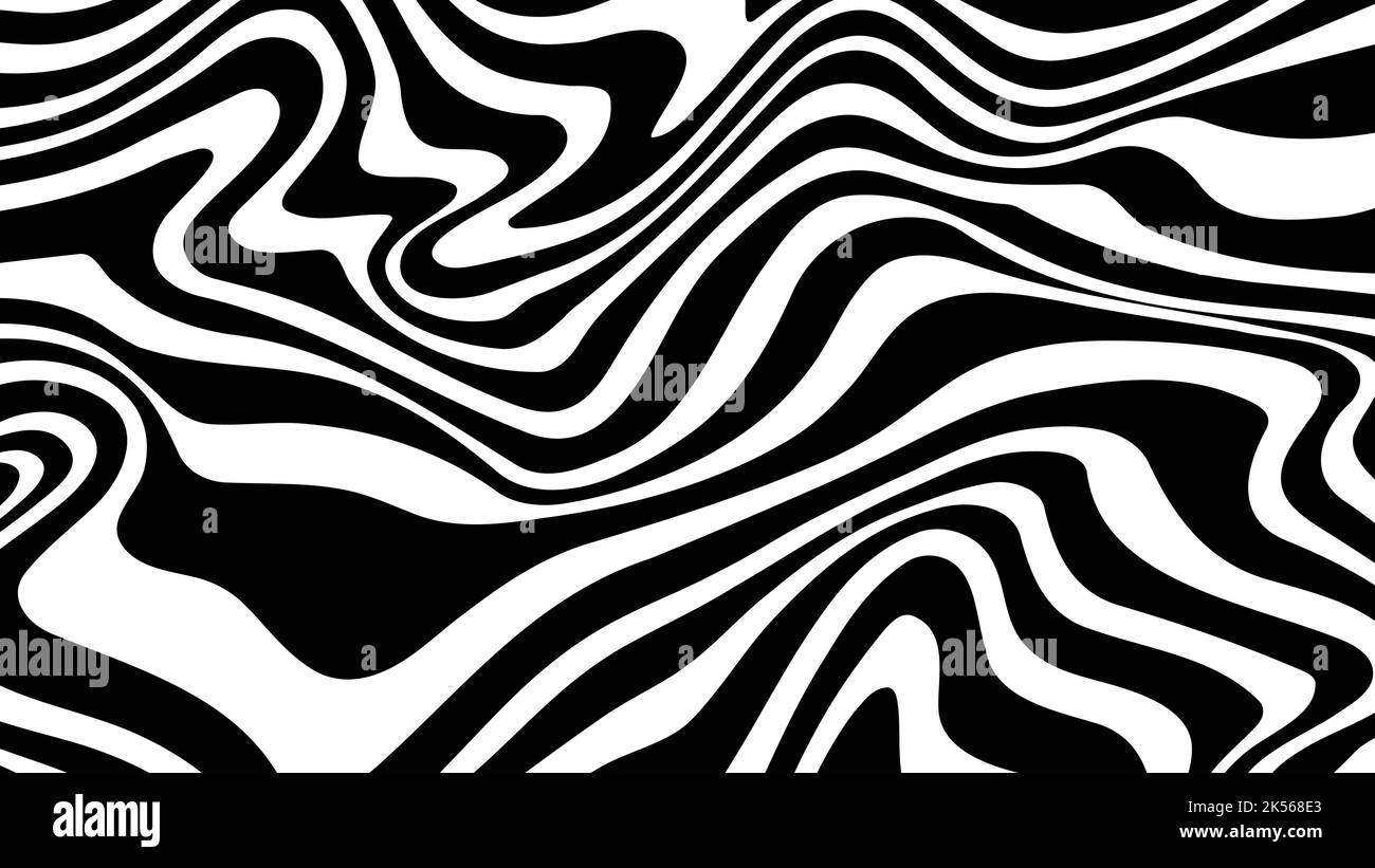 arrière-plans de la ligne arc-en-ciel d'une vague acide dans le style hippie 1970s 1960s. y2k motifs de papier peint rétro vintage 70s 60s groove. fond d'affiche psychédélique Illustration de Vecteur