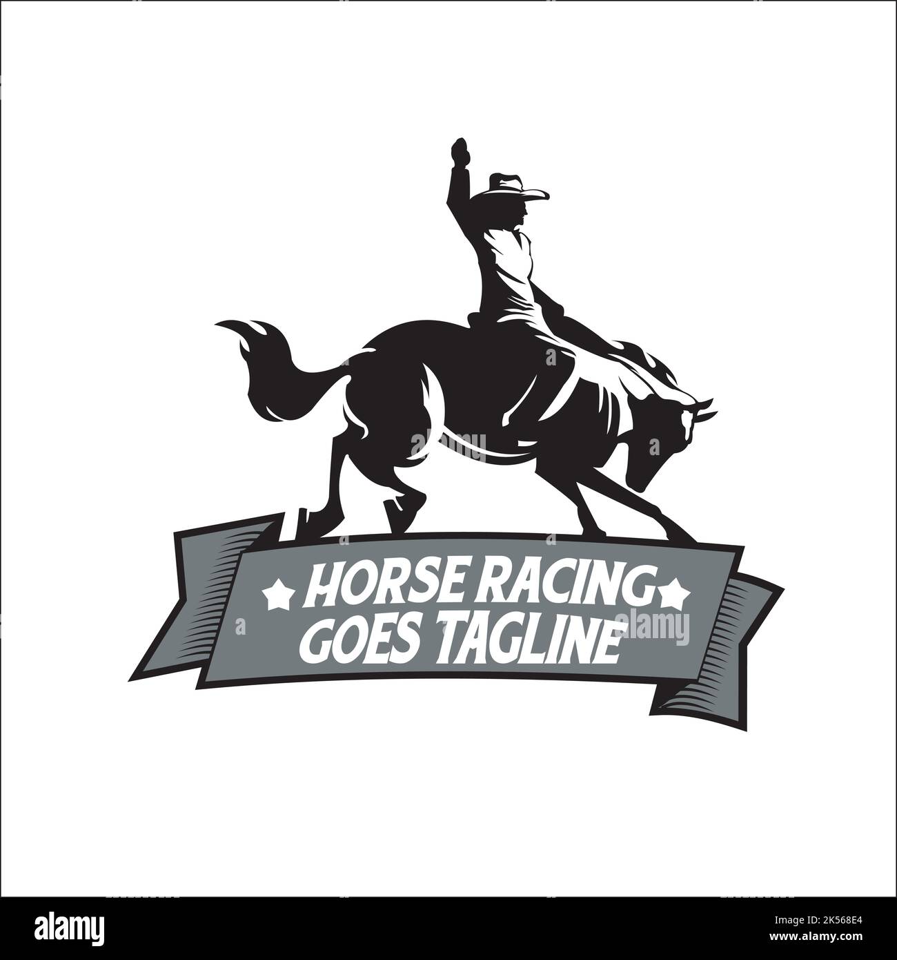 Dessin Original Courses Hippiques - Caricature Offset Cheval Et Jockey Par Brigantine