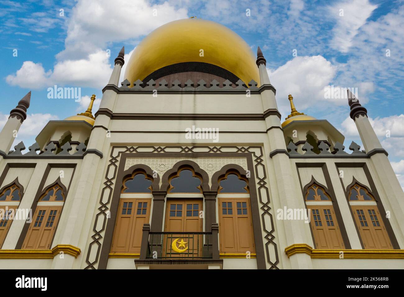 Masjid Sultan (La Mosquée Sultan), Kampong Glam, Singapour. Banque D'Images