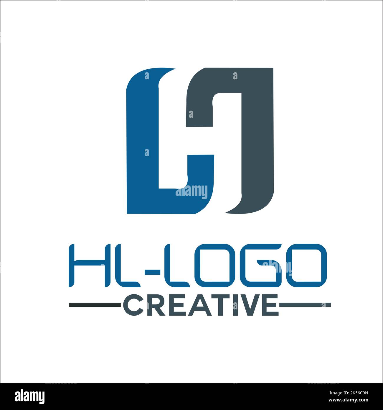 logo hl inspiration exclusive et créative Illustration de Vecteur