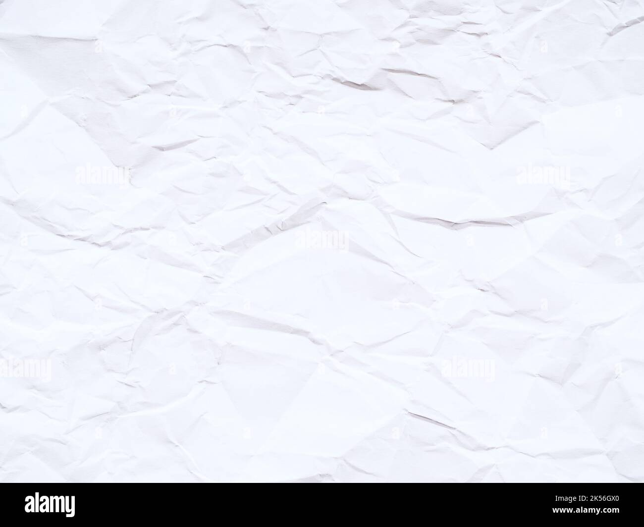 Arrière-plan abstrait de papier blanc froissé et froissé texturé Banque D'Images