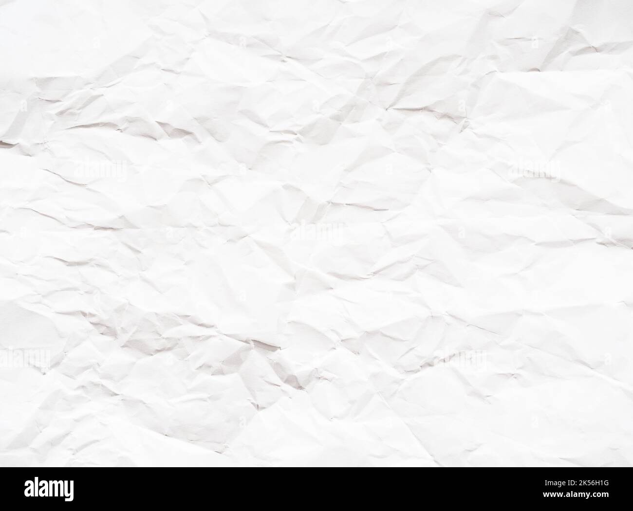 Arrière-plan texturé de papier blanc froissé Banque D'Images