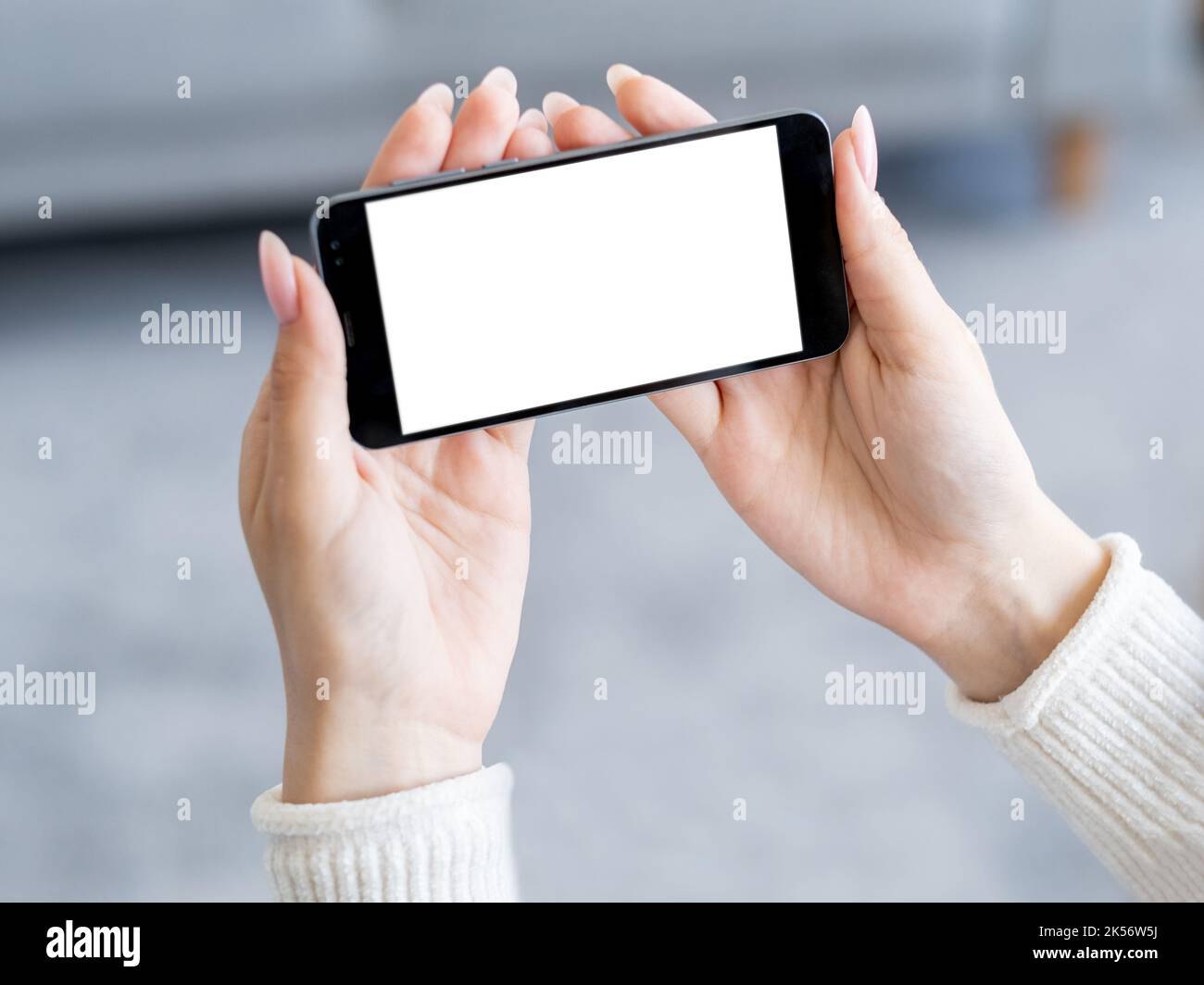 maquette numérique de la technologie de vidéo mobile en ligne Banque D'Images