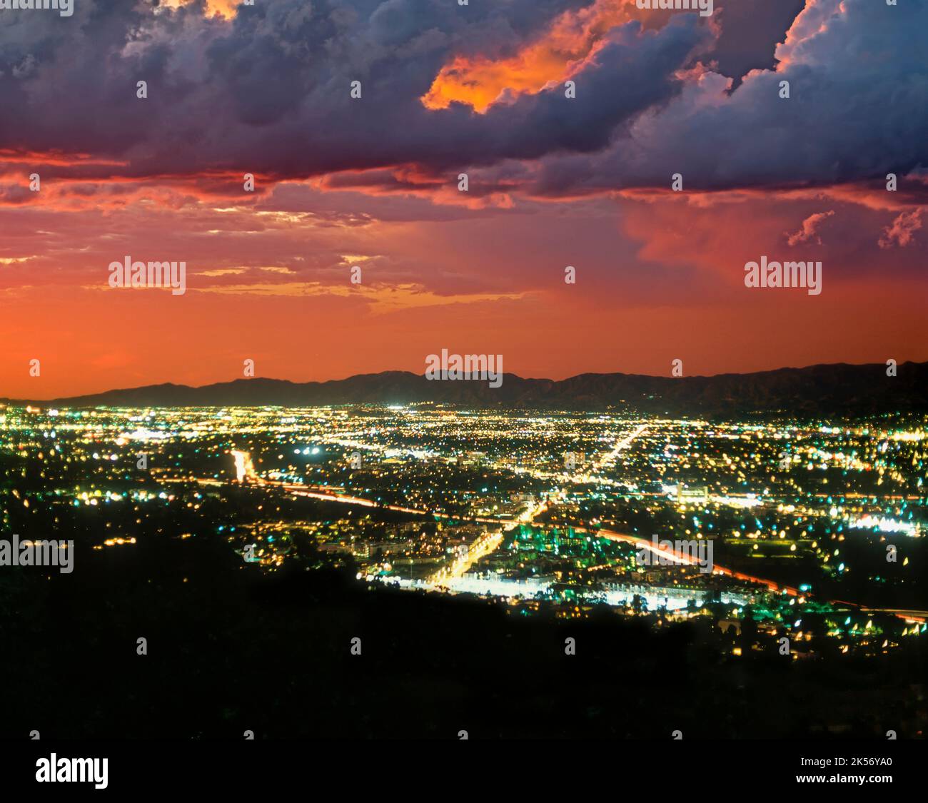 SAN FERNANDO VALLEY LOS ANGELES CALIFORNIA USA Banque D'Images