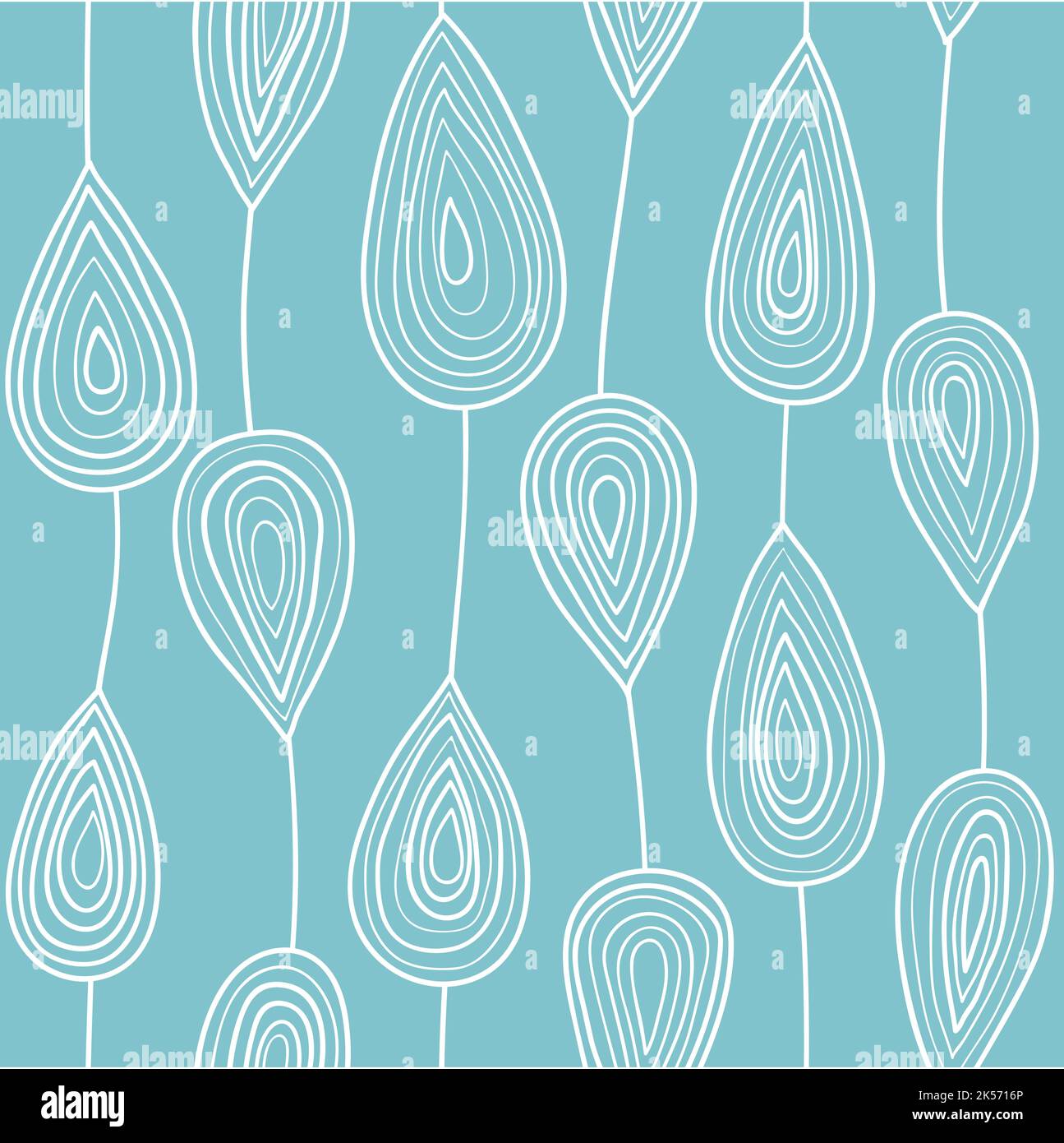 Motif abstrait bleu sans couture. Imprimé tendance. Illustration de Vecteur