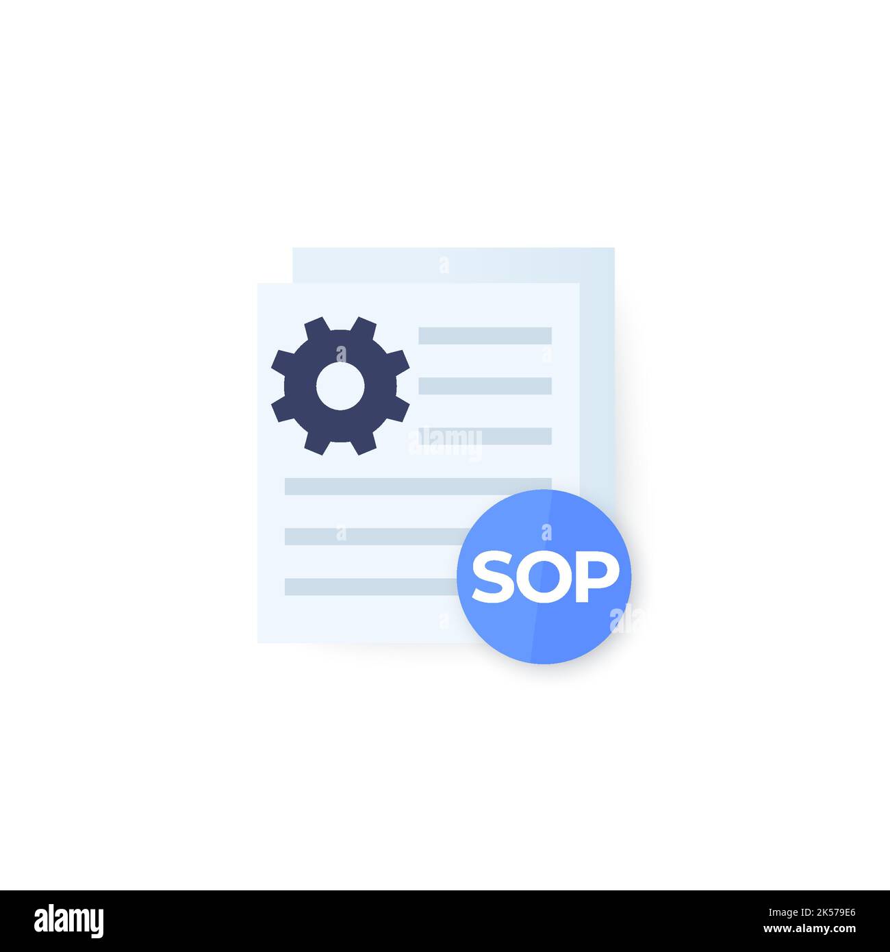 Icône SOP pour le web, vecteur Illustration de Vecteur