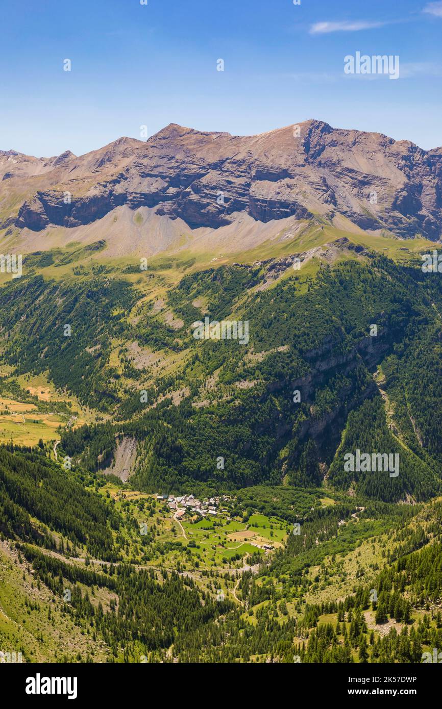 France, Hautes Alpes, Orcières, randonnée entre le lac des Jumeaux et le lac des caisses, vallée du DRAC Noir, Prapic Banque D'Images