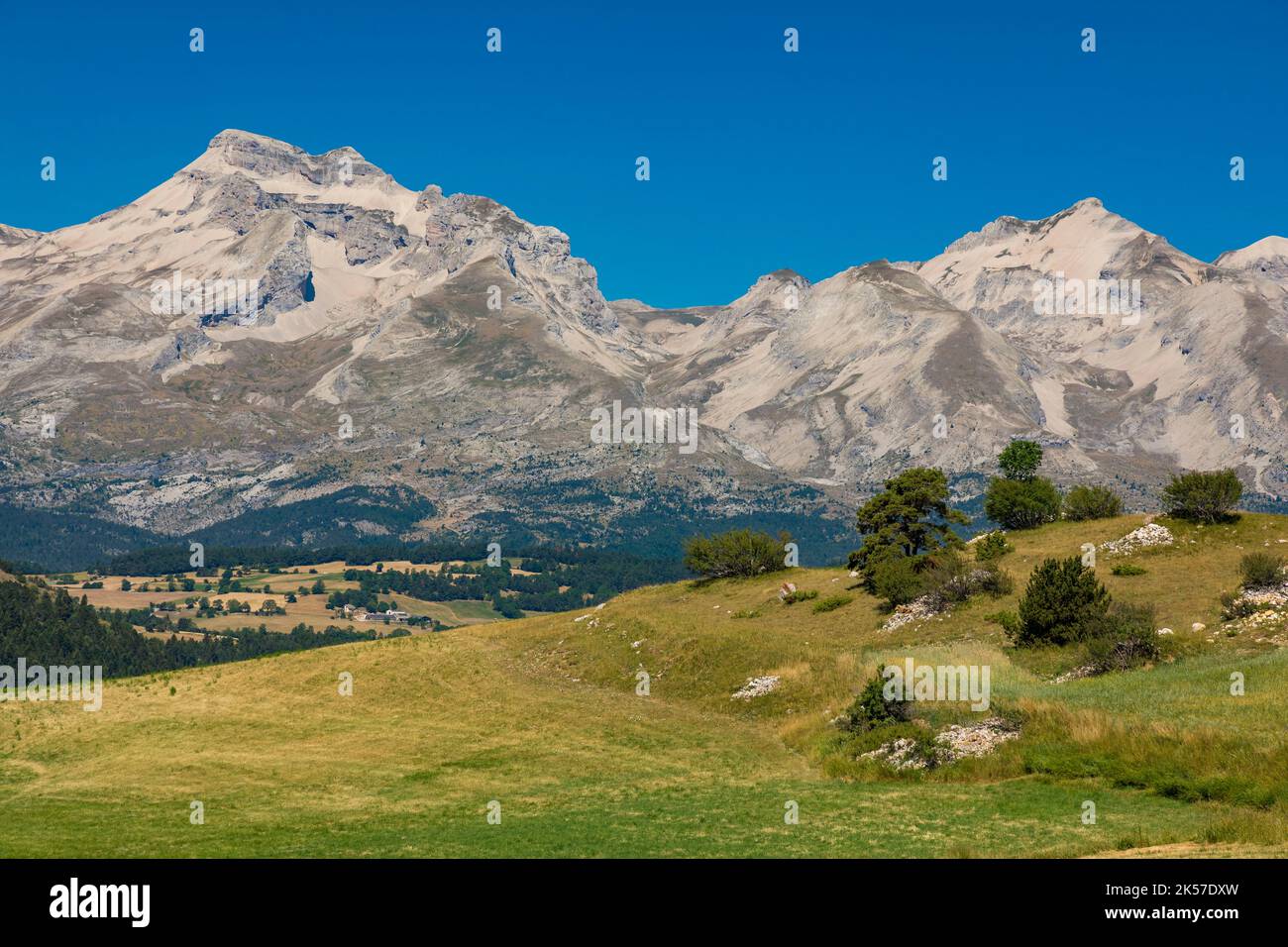 France, Hautes Alpes, massif du Dévoluy Banque D'Images