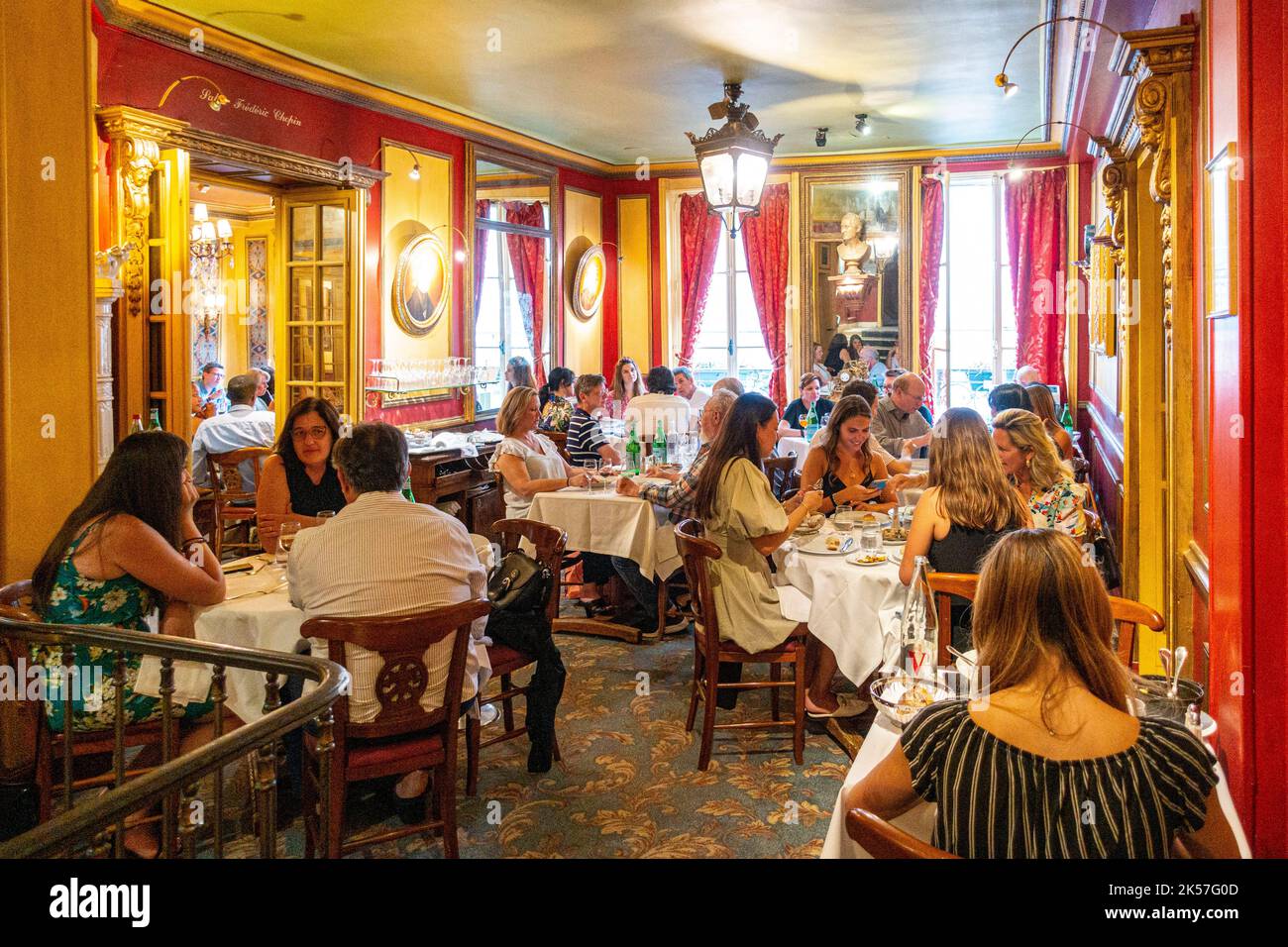 France, Paris, le plus ancien restaurant de Paris fondé en 1686, le Procope Banque D'Images