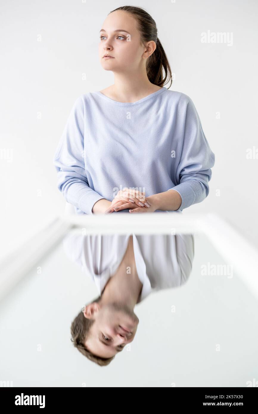 l'identité sexuelle frustration mentale bipolaire Banque D'Images