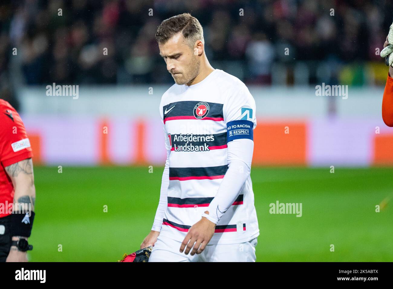 Herning, Danemark. 06th octobre 2022. Erik Sviatchenko du FC Midtjylland vu lors du match de l'UEFA Europa League entre le FC Midtjylland et Feyenoord à l'arène MCH à Herning. (Crédit photo : Gonzales photo/Alamy Live News Banque D'Images