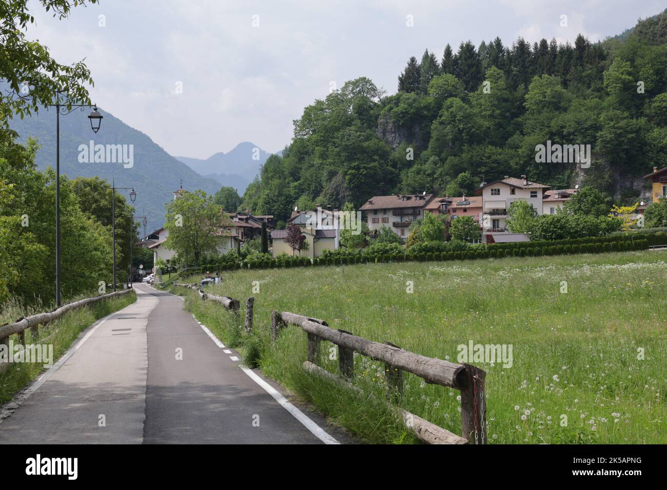 Impressionen vom Lago die Ledro en Italien Banque D'Images