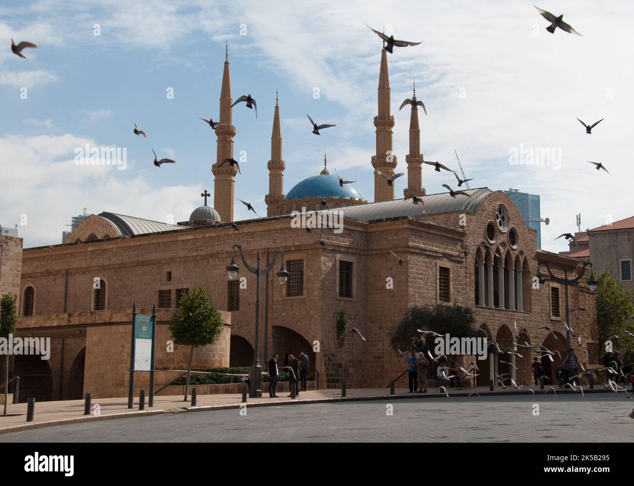 Mosquée Mohammed Al-Amin, Beyrouth, Liban, Moyen-Orient Banque D'Images