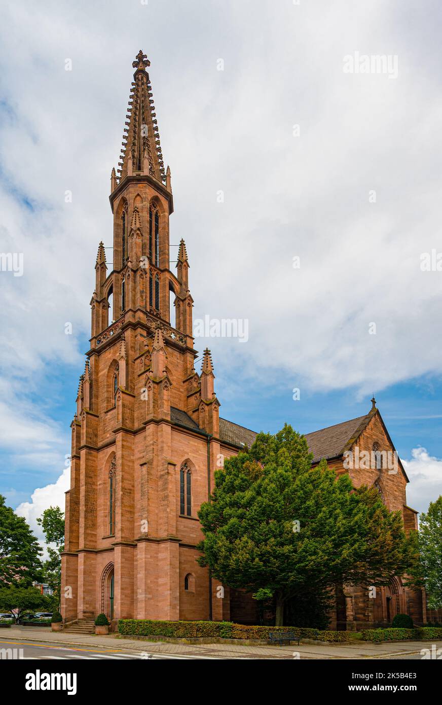 Église protestante à Offenburg, Allemagne. Baden Wuerttemberg, Allemagne, Europe Banque D'Images