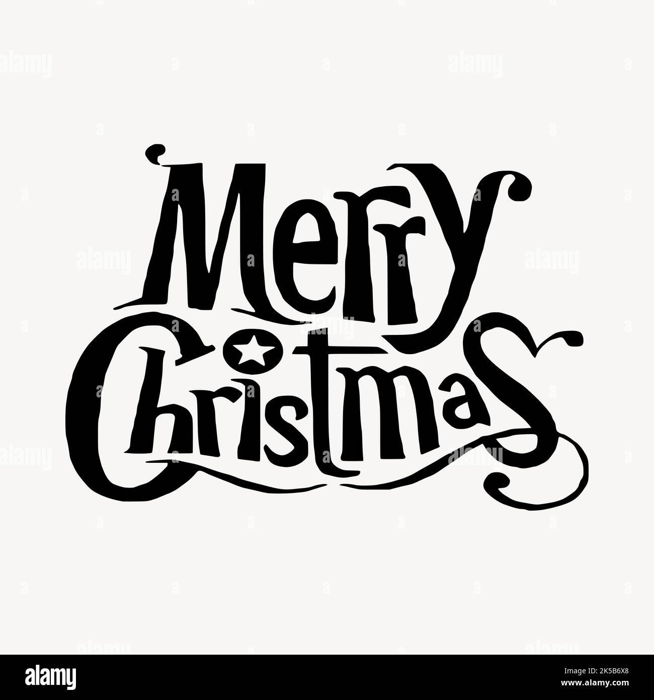 Cliquez pour Noël, vecteur d'illustration de texte. Illustration de Vecteur