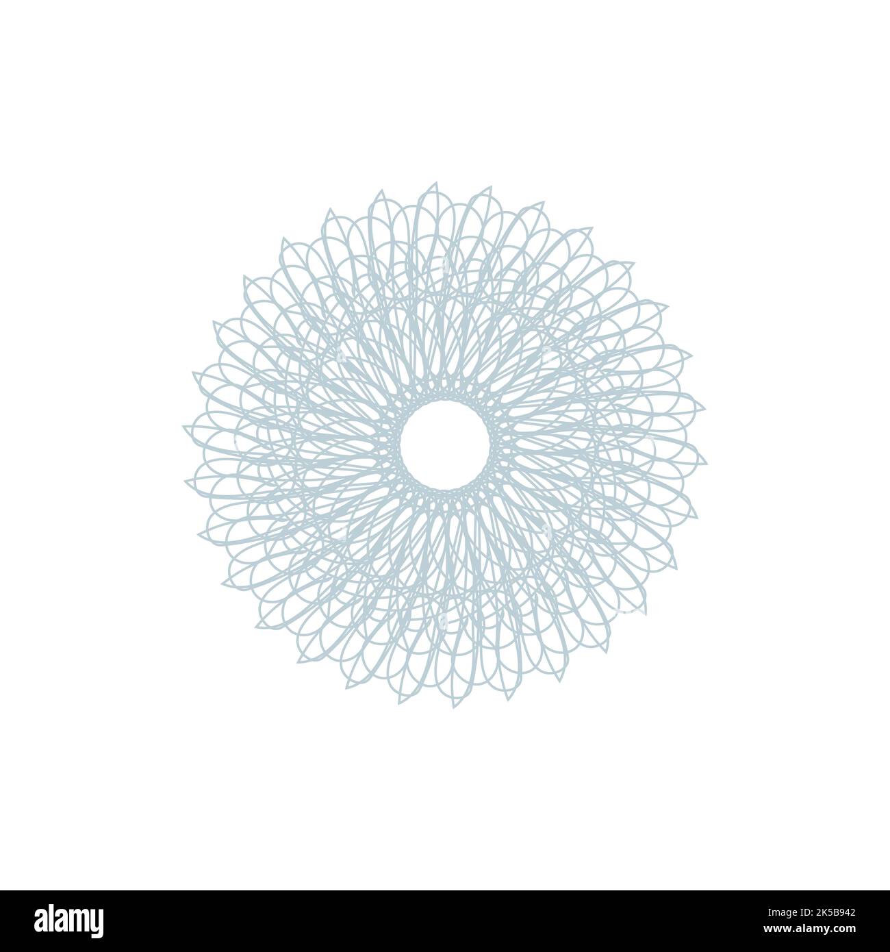 Filigrane monétaire. Guilloche foe passeport certificat diplotona vecteur design Illustration de Vecteur