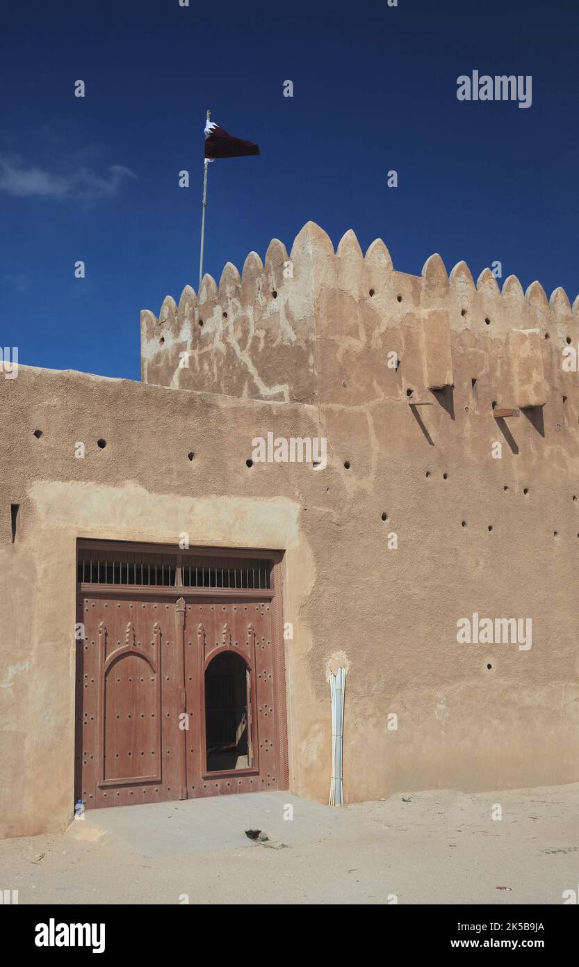 Fort Zubara, nahe Madinat al Shamal, Katar, Qatar Banque D'Images