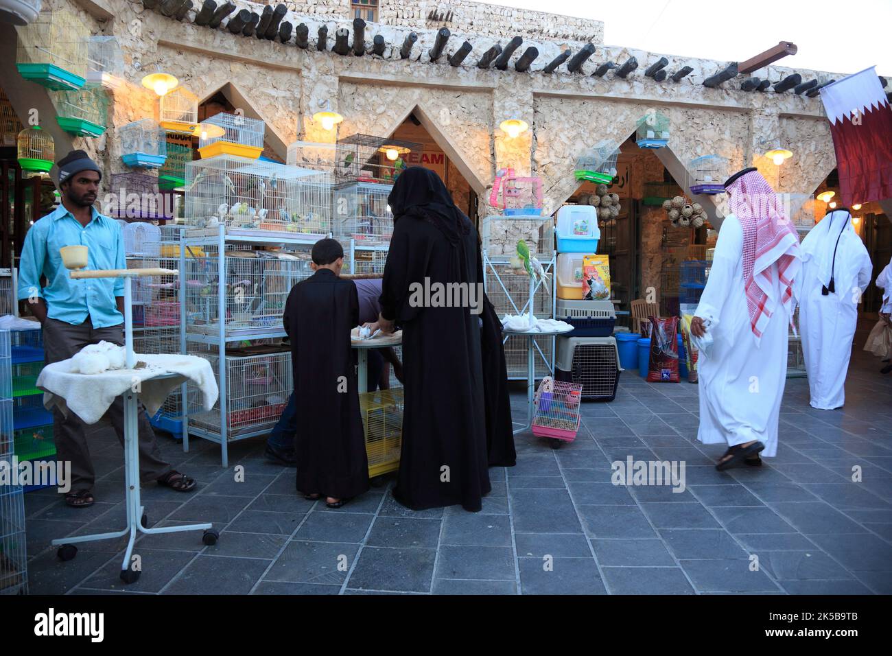 Altstadt von Doha, Souq Ahmad im Souk Waqif, Qatar, Katar Banque D'Images