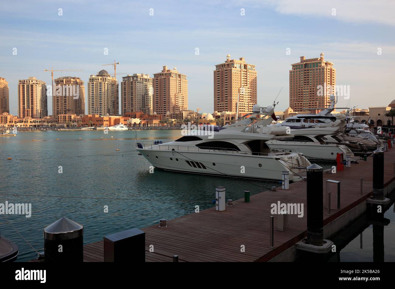 Qatar Pearl et Porto Arabie, Doha, Qatar, Katar Banque D'Images