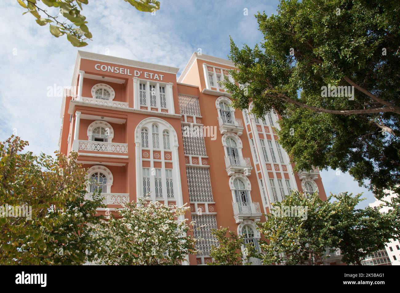 Conseil d'Etat, Bâtiment du Gouvernement, Beyrouth, Liban, Moyen-Orient Banque D'Images