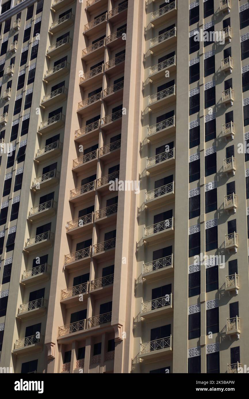 Hochhäuser um die Conference Street à Doha, Qatar, Katar Banque D'Images