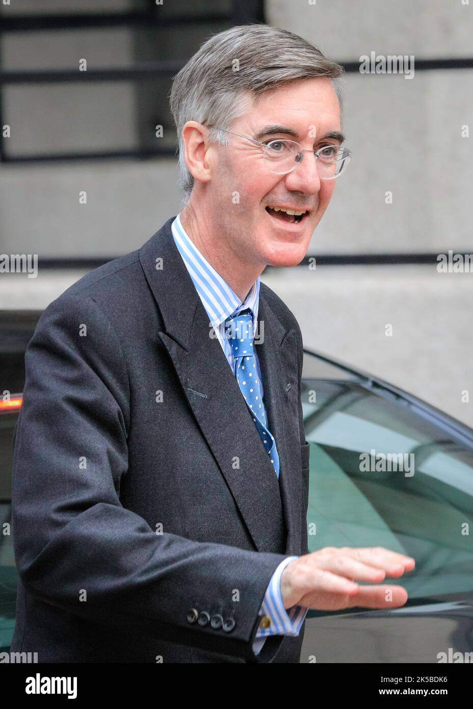 Jacob Rees-Mogg, député, politicien du Parti conservateur, secrétaire d'État aux Affaires, à l'énergie et à la Stratégie industrielle, Londres Banque D'Images