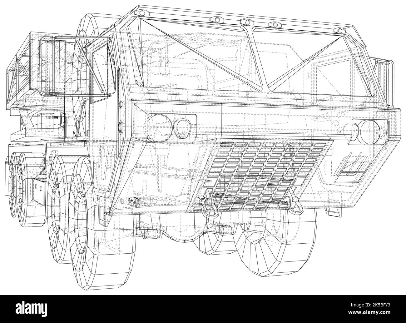 Lance-roquettes prêt à attaquer. Format EPS10. Vecteur créé de 3D Illustration de Vecteur