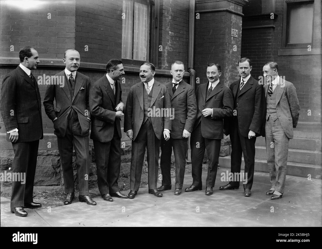 Autriche-Hongrie, fonctionnaires - personnel de l'ambassade, 1914. Première Guerre mondiale, peut-être les États-Unis. Banque D'Images