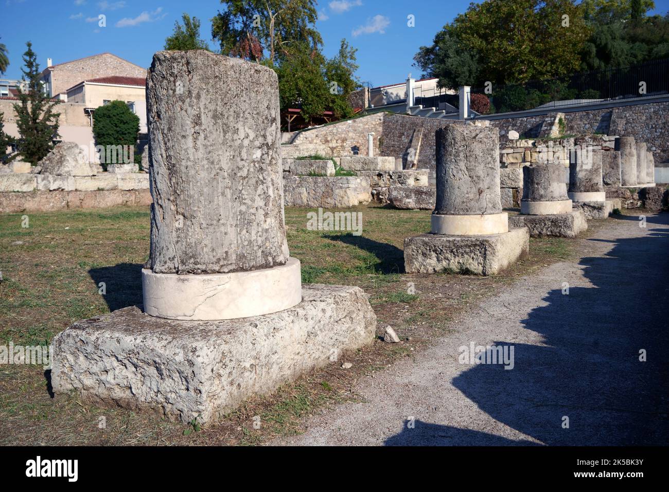 Site archéologique de Kerameikos à Athènes, Grèce Banque D'Images