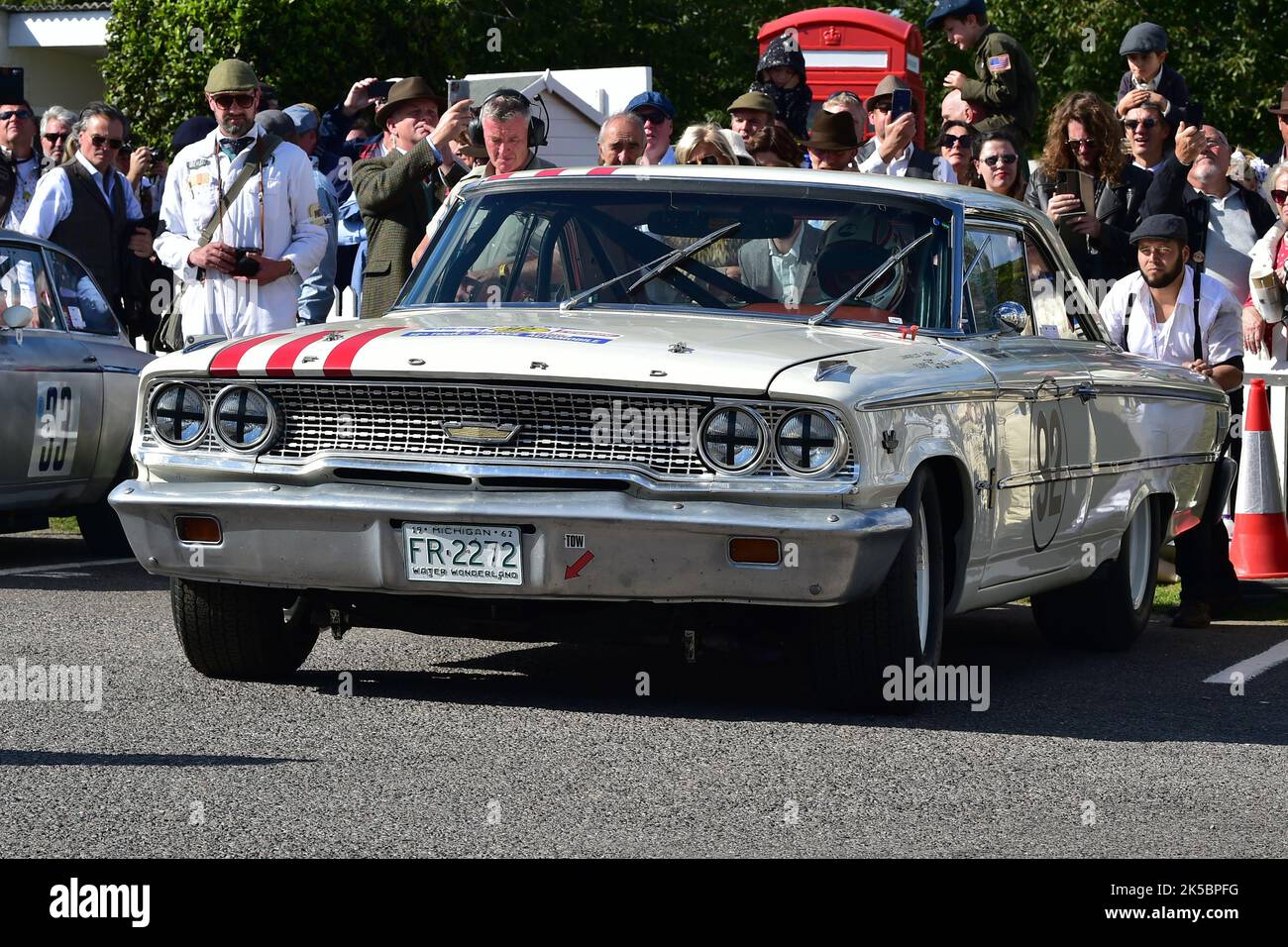 Romain Dumas, Bill Shepherd, Ford Galaxie 500, course de Trophée St Mary, deux séances de qualifications suivies de deux courses de 25 minutes, le gagnant étant un agg Banque D'Images