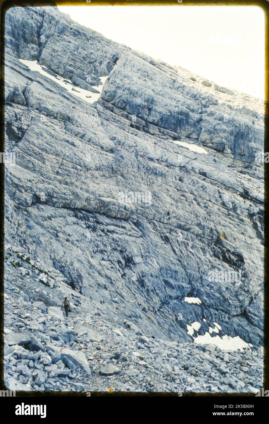 La Clusaz, chaîne Aravis, sommet de la Pointe percée, haute-Savoie, France Banque D'Images