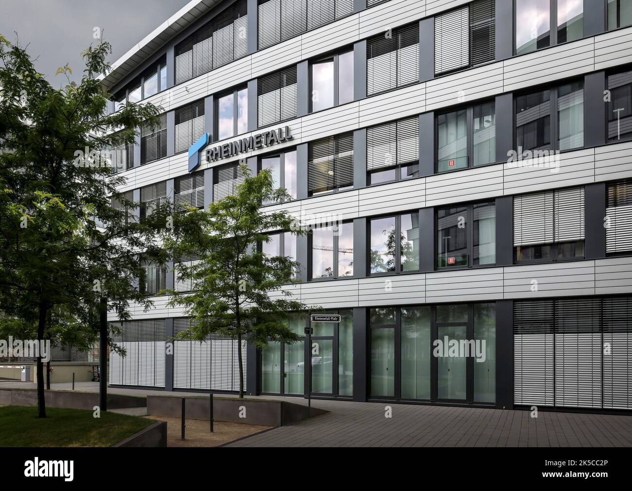 RHEINMETALL, Siège social, Düsseldorf, Rhénanie-du-Nord-Westphalie, Allemagne Banque D'Images