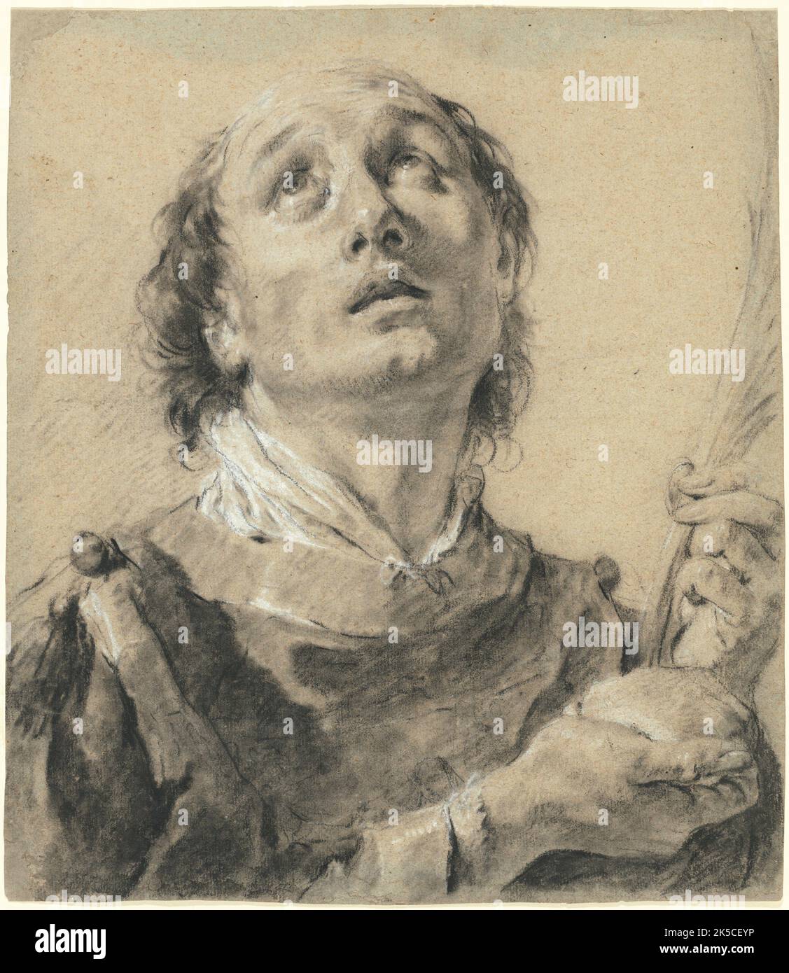 Saint Stephen, 1730s/1740s. Banque D'Images Saint Stephen, 1730s/1740s. Banque D'Images