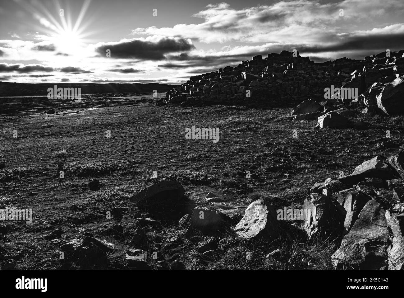 L'Islande, highlands Banque D'Images