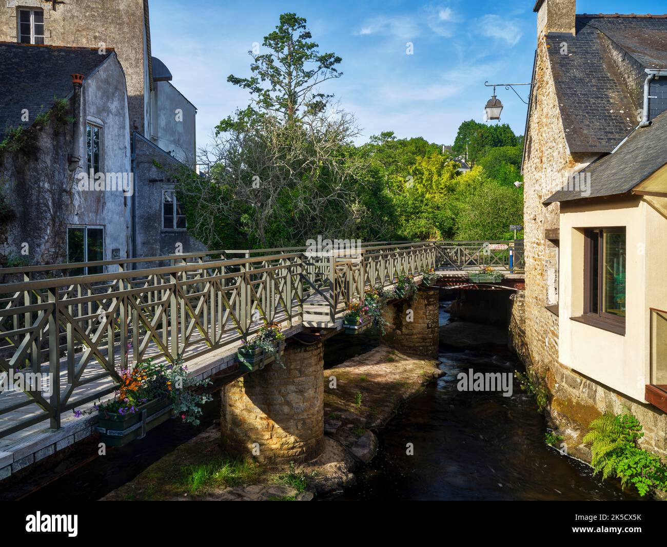 Colonie d'artistes Pont-Aven, berceau de l'impressionnisme, Bretagne, France Banque D'Images