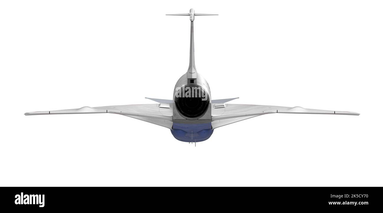 Concept d'artiste des vues de configuration du X-59. Banque D'Images