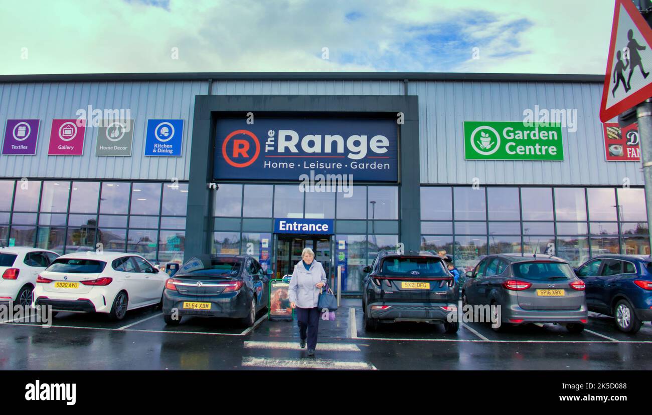 Le magasin Range à Paisley, écosse, royaume-uni Renfrew Road Retail Park Wallneuk Road Paisley Renfrewshire PA3 4BF Banque D'Images