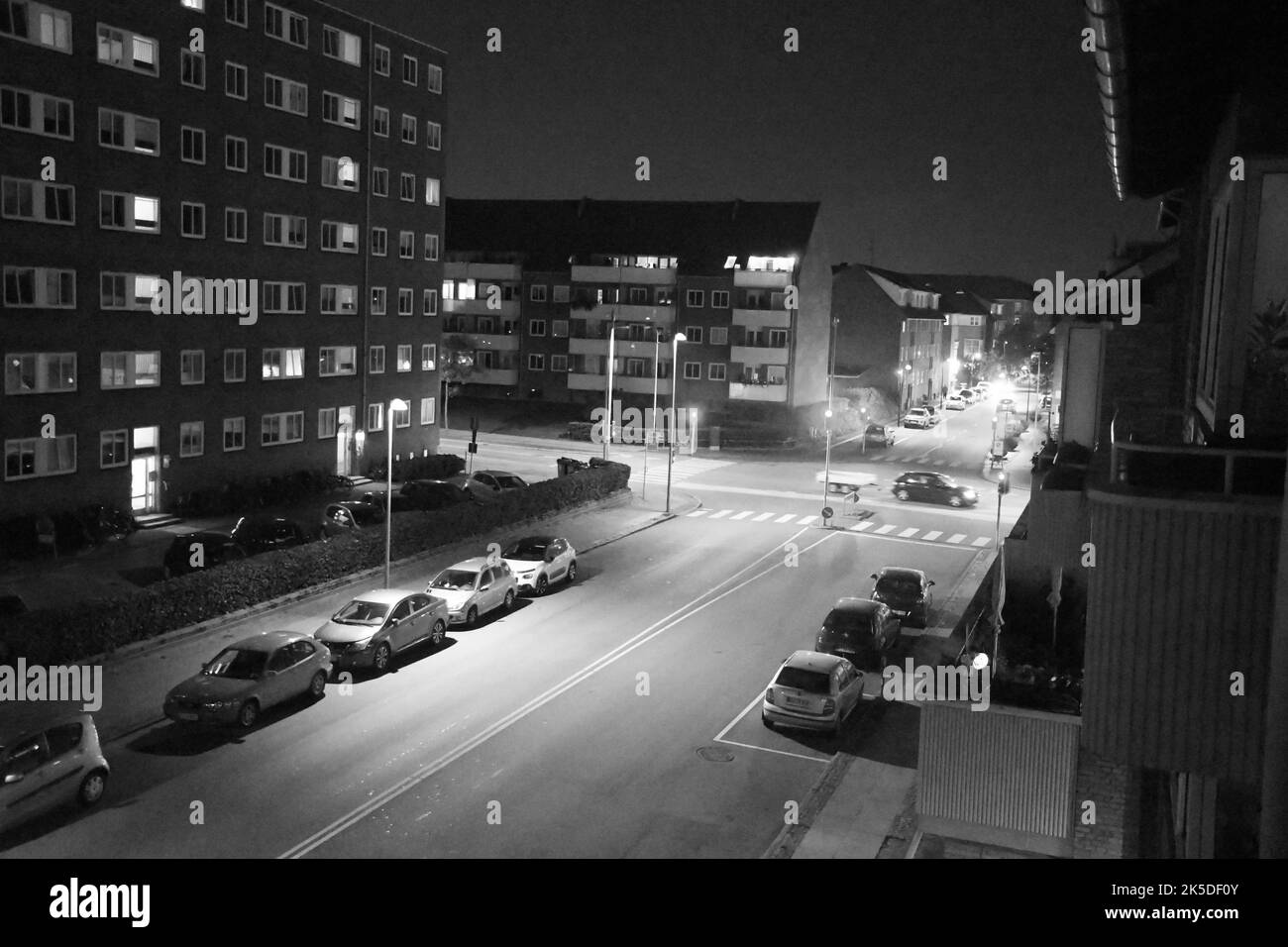 Kastrup/Copenhagen/Denmark/07 octobre 2022/certains comtés danois fermera l'éclairage de la rue de 10.pm jusqu'à 05.am en raison du prix élevé de l'énergie et de l'électricité . (Photo. Francis Joseph Dean/Dean photos. Banque D'Images