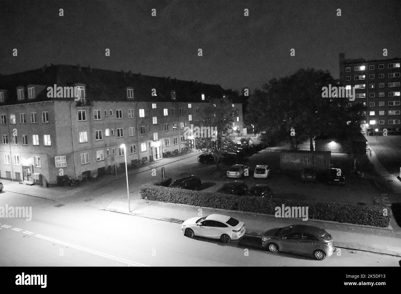 Kastrup/Copenhagen/Denmark/07 octobre 2022/certains comtés danois fermera l'éclairage de la rue de 10.pm jusqu'à 05.am en raison du prix élevé de l'énergie et de l'électricité . (Photo. Francis Joseph Dean/Dean photos. Banque D'Images