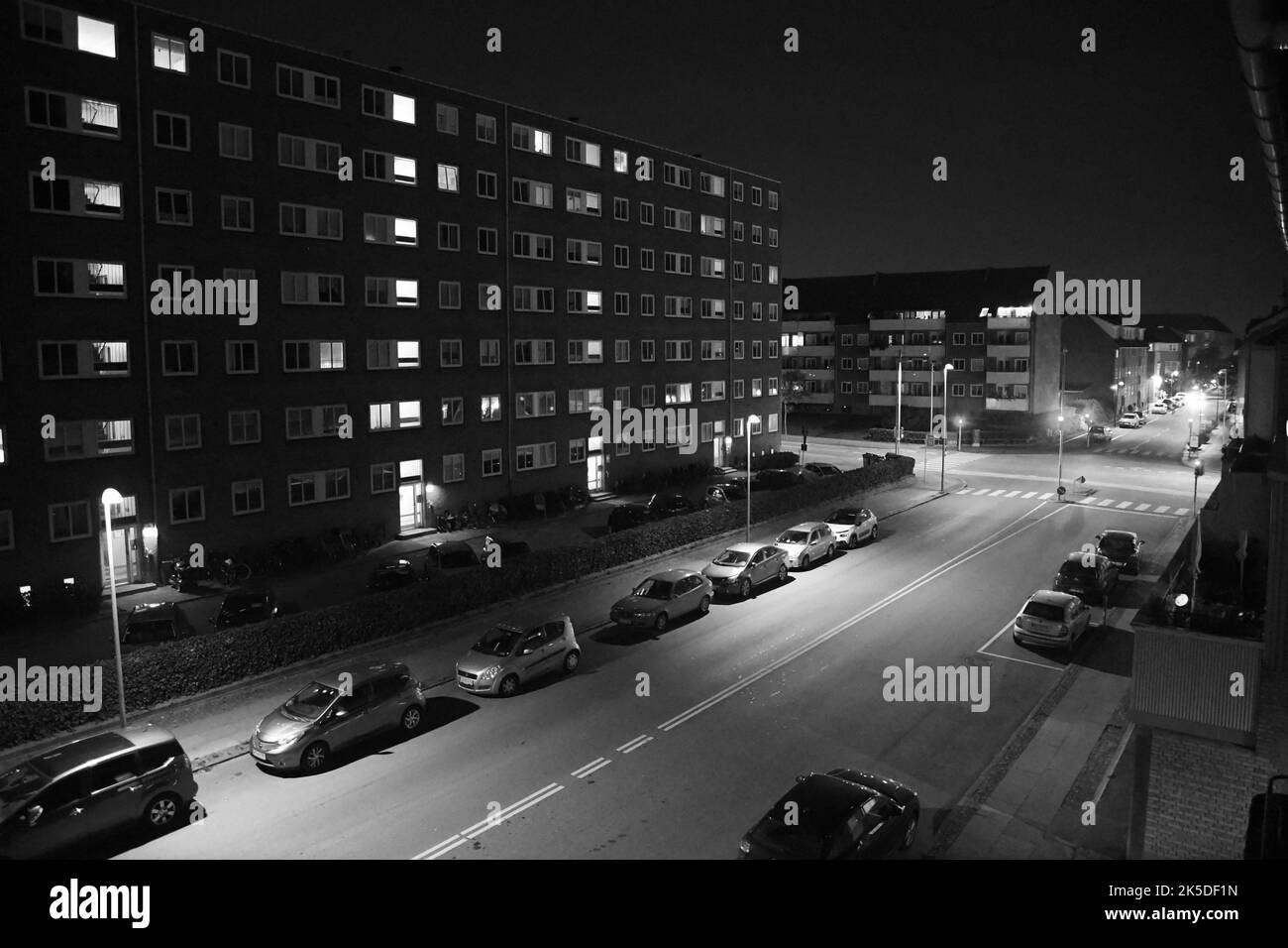 Kastrup/Copenhagen/Denmark/07 octobre 2022/certains comtés danois fermera l'éclairage de la rue de 10.pm jusqu'à 05.am en raison du prix élevé de l'énergie et de l'électricité . (Photo. Francis Joseph Dean/Dean photos. Banque D'Images