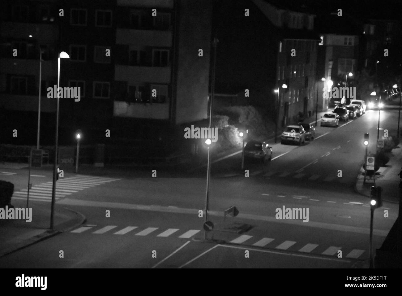 Kastrup/Copenhagen/Denmark/07 octobre 2022/certains comtés danois fermera l'éclairage de la rue de 10.pm jusqu'à 05.am en raison du prix élevé de l'énergie et de l'électricité . (Photo. Francis Joseph Dean/Dean photos. Banque D'Images