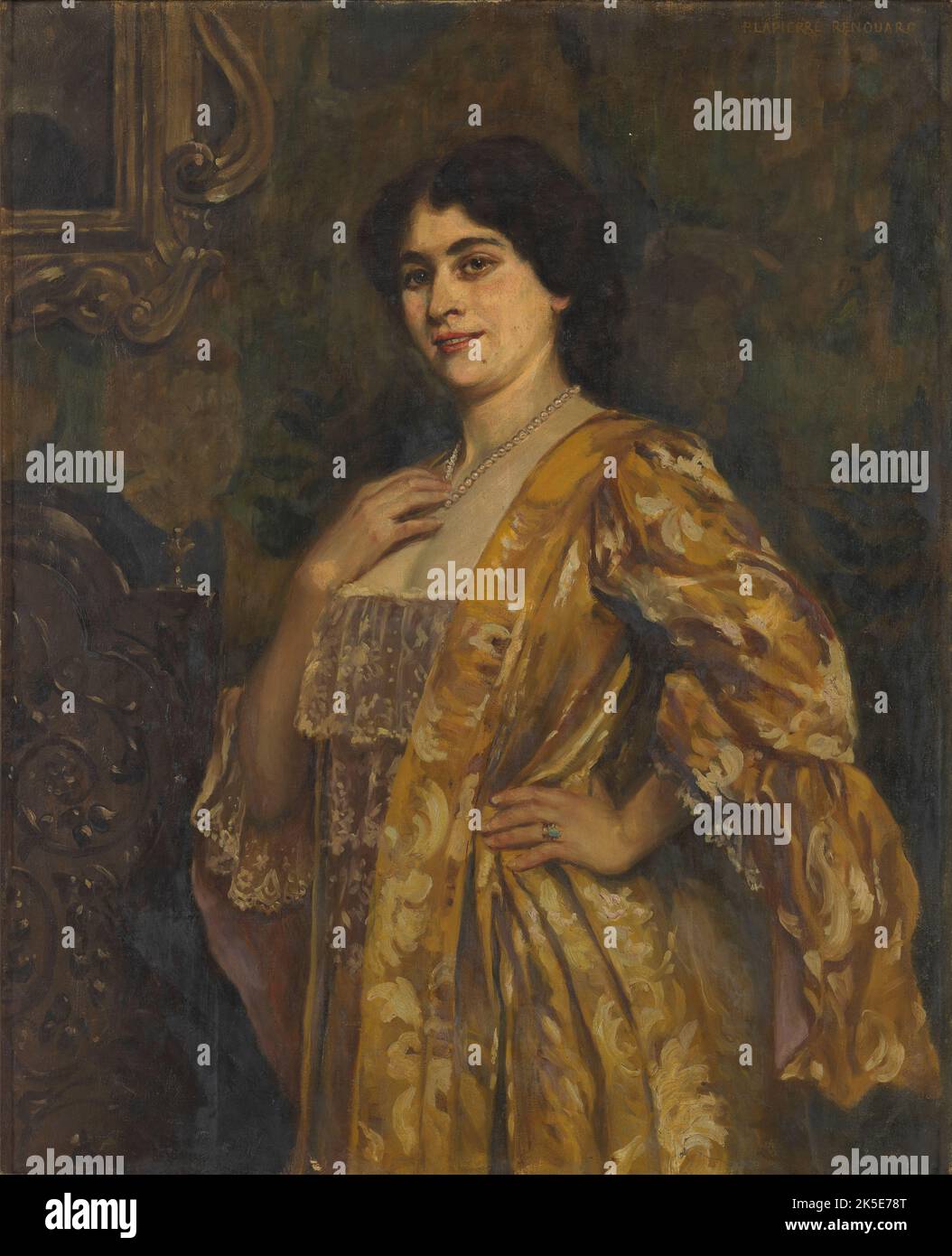 Portrait de femme, v.1911. Banque D'Images