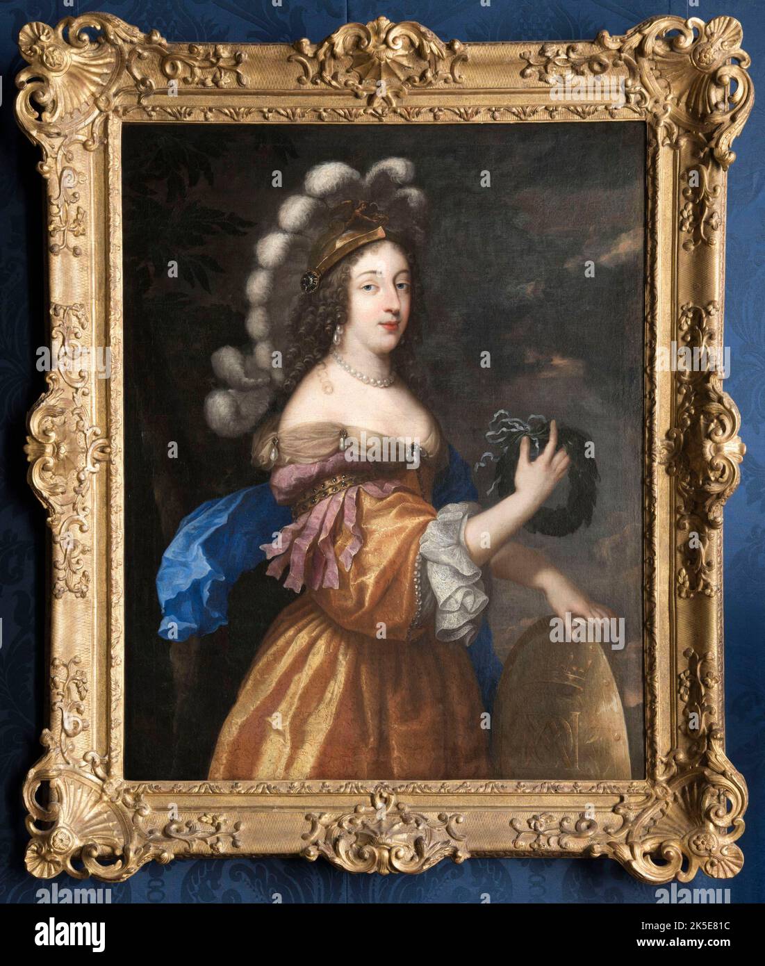 Portrait d'Anne-Marie-Louise d'ORL&#xe9;ans, duchesse de Montpensier, connue sous le nom de Grande Mademoiselle (1627-1693), entre 1627 et 1693. Banque D'Images