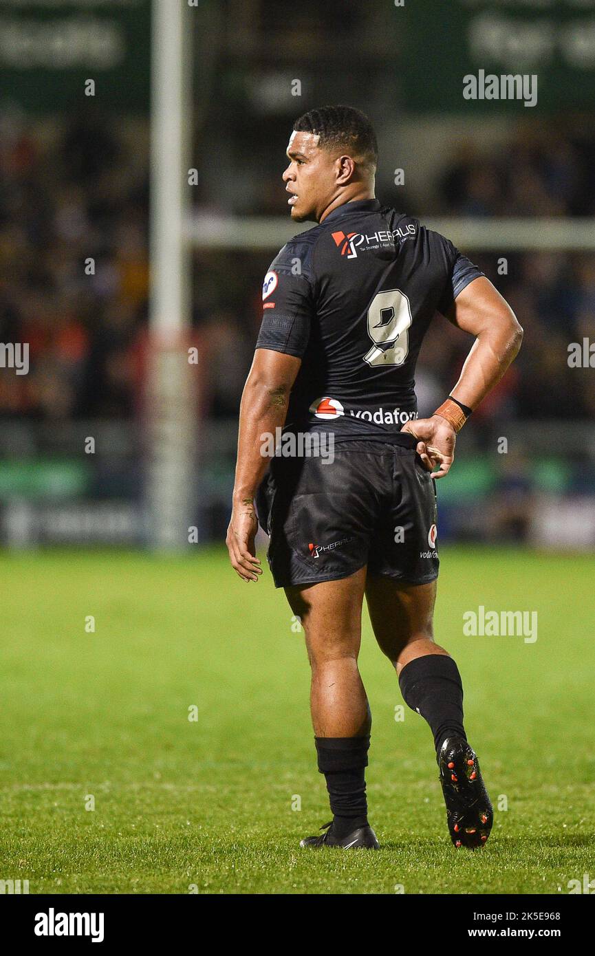 Salford, Royaume-Uni. 7th octobre 2022 - Penioni Tagituimua de Fidji, Rugby League pré coupe du monde International friendly, Angleterre contre Fidji au stade AJ Bell, Salford, Royaume-Uni crédit: Dean Williams/Alay Live News Banque D'Images