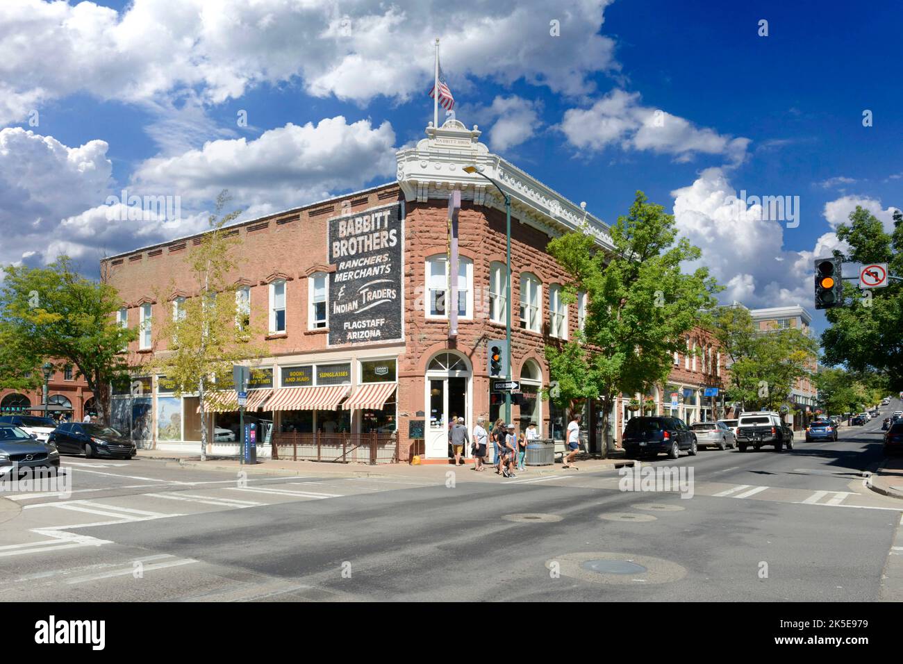 Babbitt Brothers ranchers marchands & Indian Traders magasin au N San Francisco et Aspen dans le centre-ville de Flagstaff, Arizona Banque D'Images