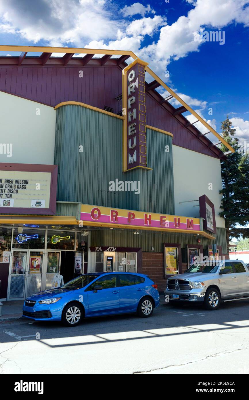 Le théâtre Orpheum sur W Aspen Ave dans le centre-ville de Flagstaff, Arizona Banque D'Images