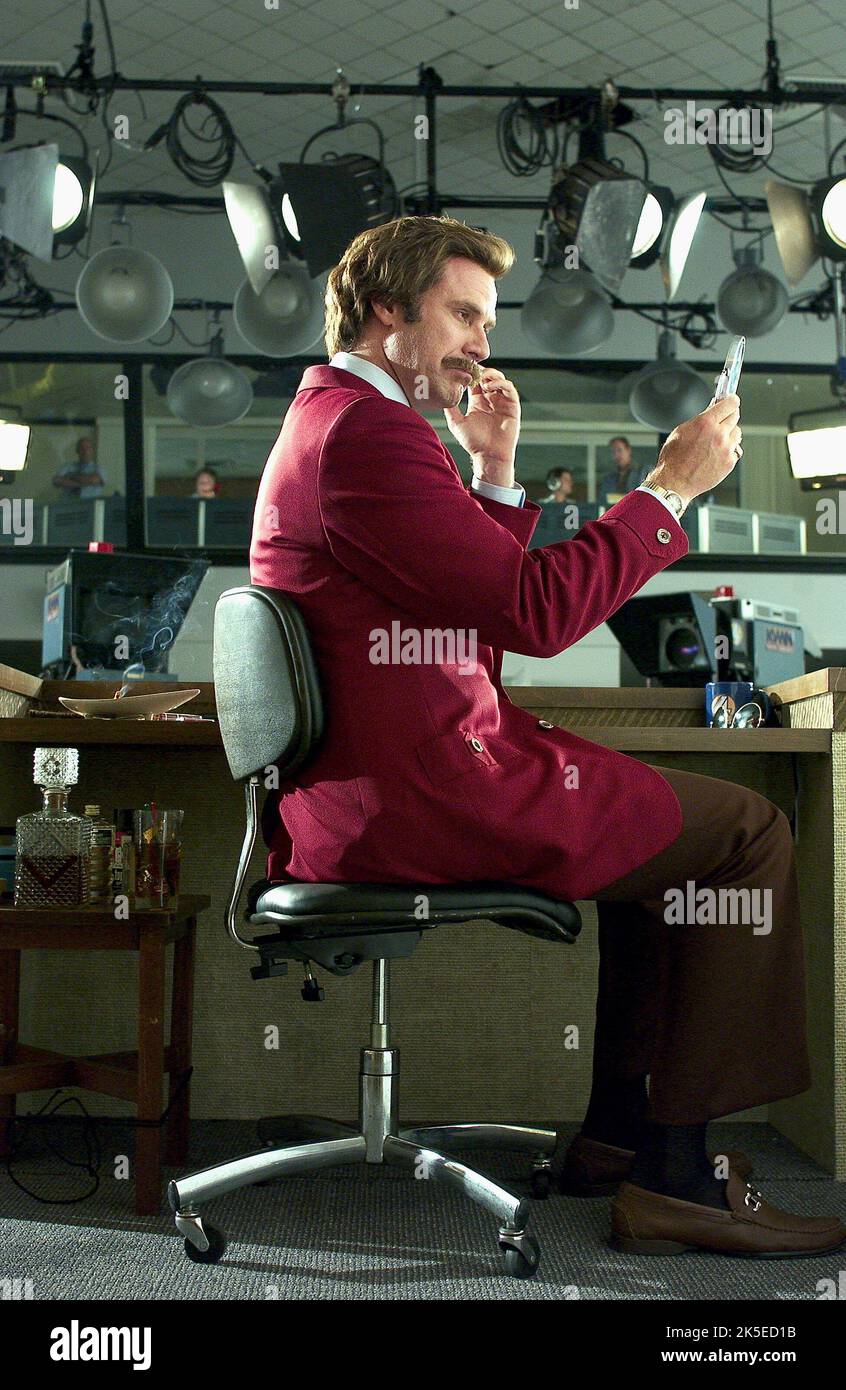 Will Ferrell, Présentateur : LA LÉGENDE DE RON BURGUNDY, 2004 Banque D'Images