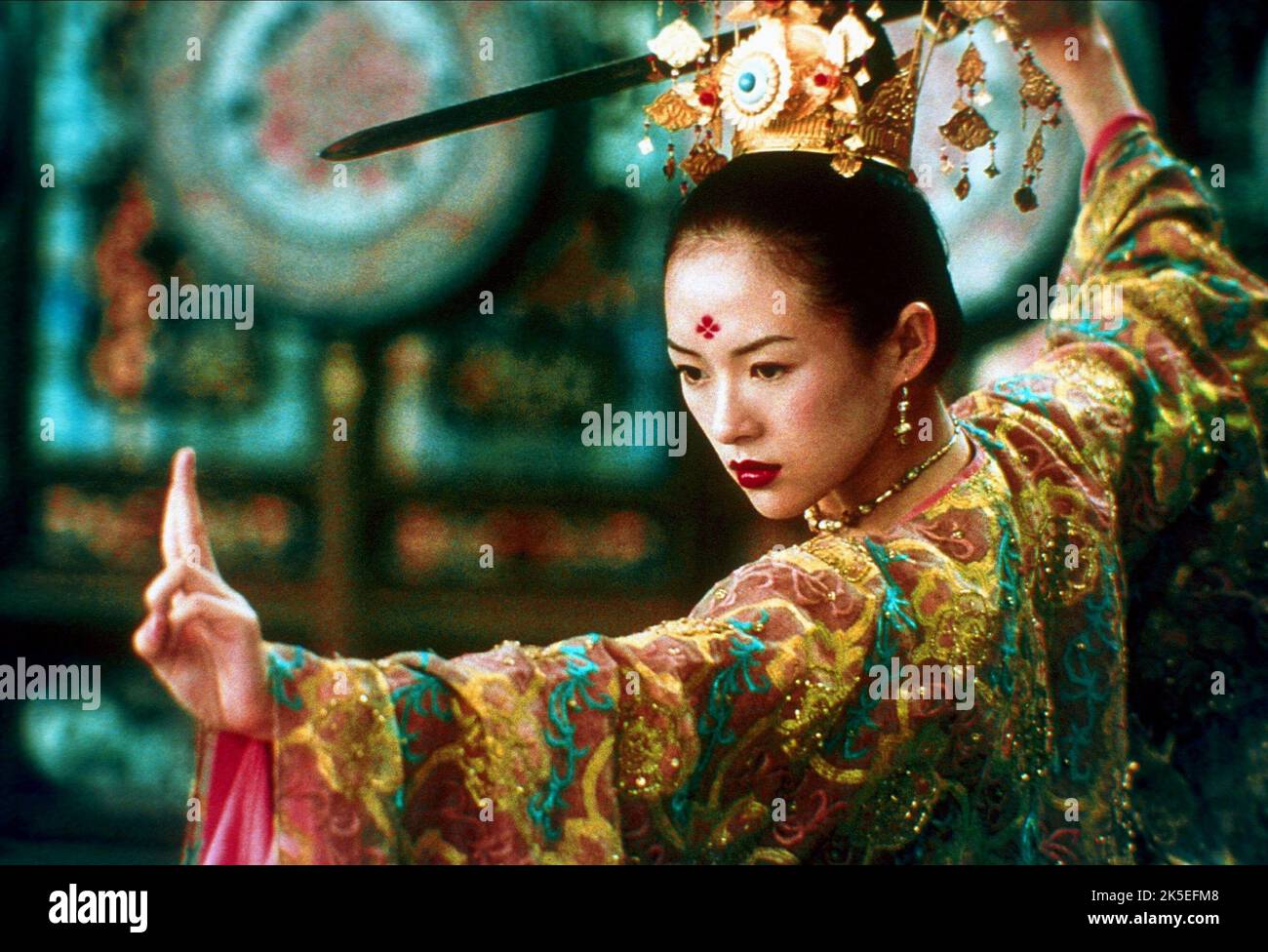 ZHANG ZIYI, HOUSE OF FLYING DAGGERS, 2004 Banque D'Images