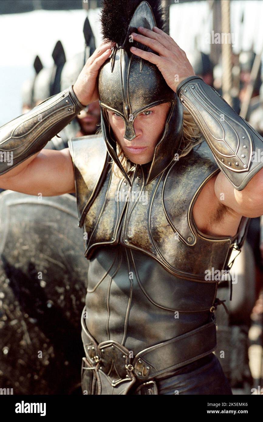 BRAD PITT, Troy, 2004 Banque D'Images